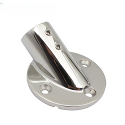 AISI316 STAINLESS STEEL HANRAIL 30°ROUND BASE