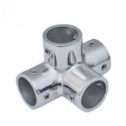 AISI316 STAINLESS STEEL 90°4-WAY TEE CONNECTOR